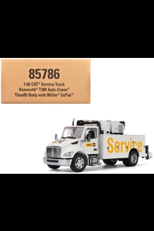 CAT Service Kenworth T380 Auto Crane 1/50 Diecast