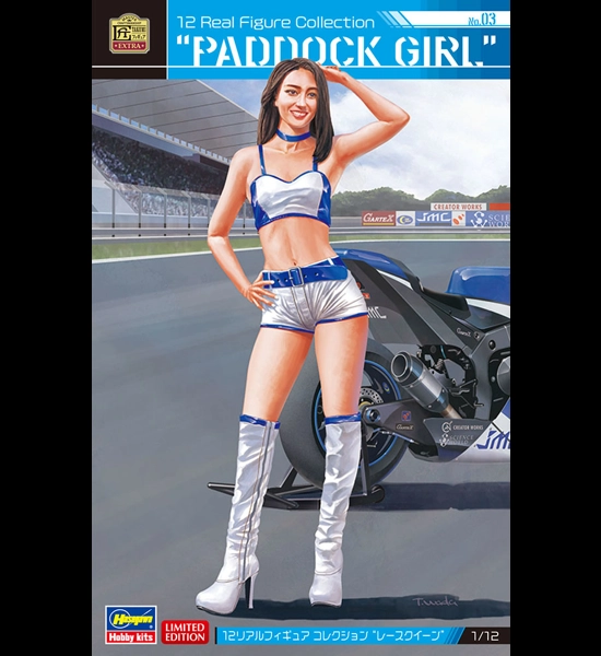 Hasegawa 1/12 Paddock Girl Figure No. 3 Race Girl