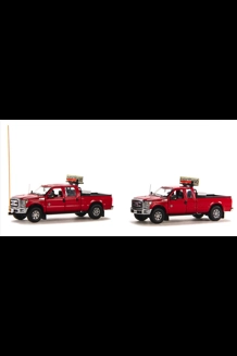2016 Ford F250 Escort Set - 2 Truck Set 1/50 Diecast