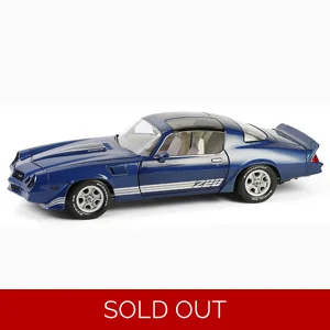 1980 Chevrolet Camaro Z28 - Dark Blue 1/18 Diecast