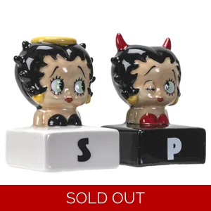 Betty Boop Angel / Devil Salt & Pepper Shaker Set