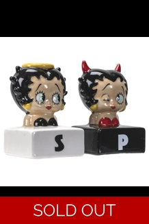 Betty Boop Angel / Devil Salt & Pepper Shaker Set