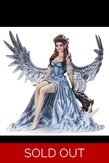 Winter Angel Resin Statue