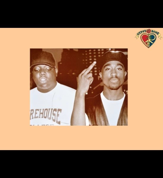 Biggie & Tupac Carded Poster 11" x 14"