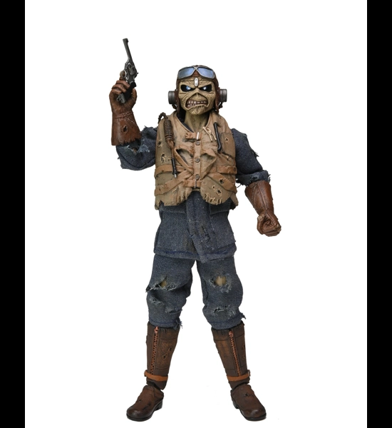 NECA Iron Maiden Aces High Eddie -8" Clothed Action Figure