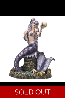 Gothic Mermaid Statue - 15286