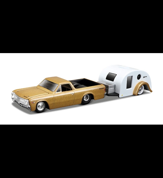 Tow & Go 1967 Chevy El Camino W/Traveler Trailer