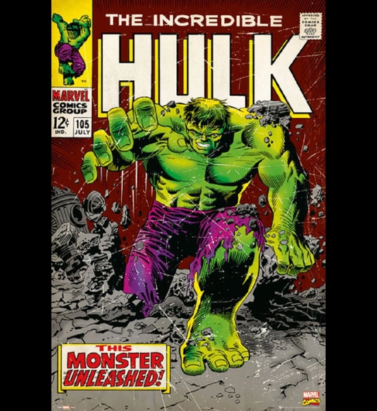 Hulk - Marvel Comic Cover 24" x 36" Poster