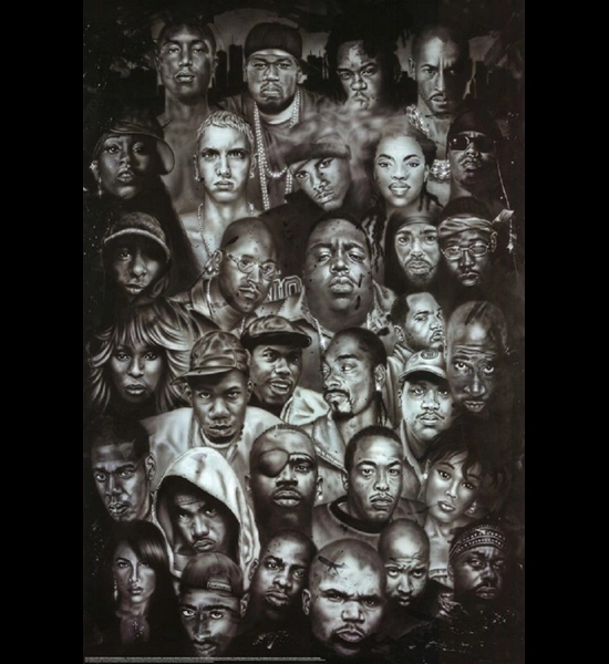 Legends Of Rap / Hip Hop 24" x 36" Poster
