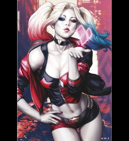 Harley Quinn - Kiss 24" x 36" Poster