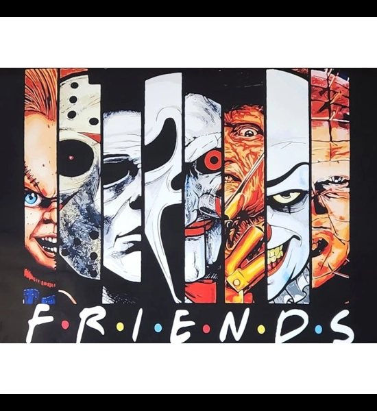 Slasher Horror Friends 24" x 36" Poster