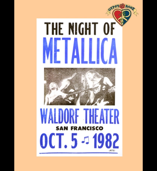 Night Of Metallica Carded Poster 14" x 22"