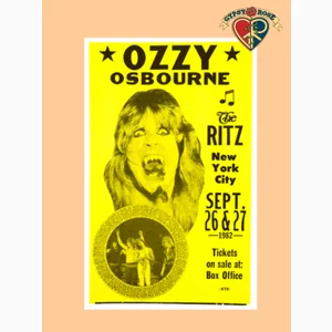 Ozzy Osbourne Carded Poster 14