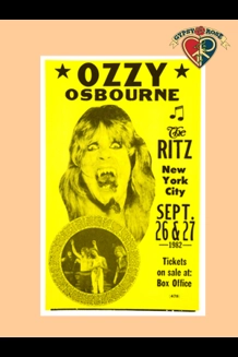 Ozzy Osbourne Carded Poster 14