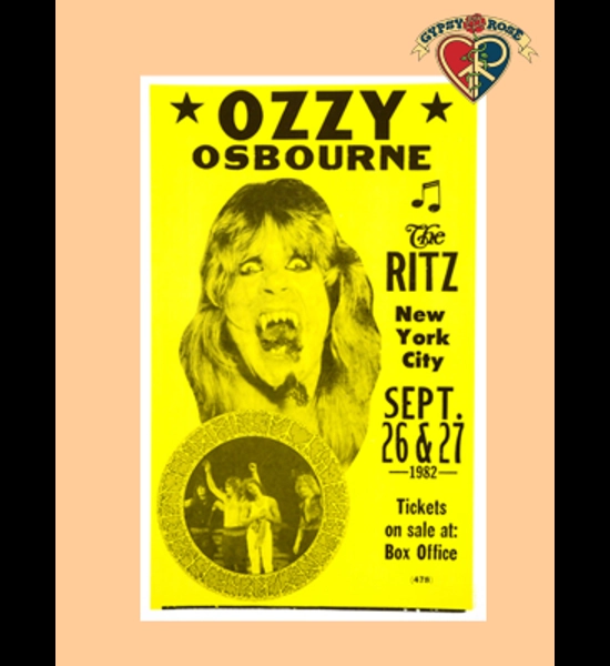 Ozzy Osbourne Carded Poster 14" x 22"