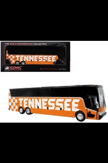University Of Tennessee Van Hool TX45 Coach Bus 1/87 Diecast