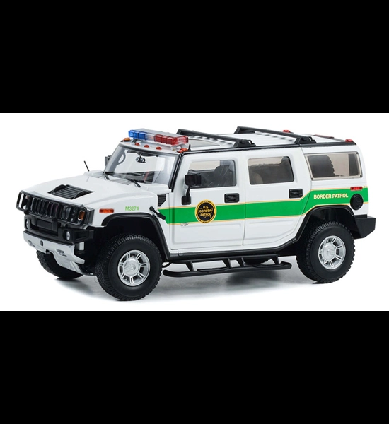 U.S. Border Patrol 2003 Hummer H2 1/18 Diecast