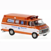 Transcon - 1975 Dodge B 200 Ambulance 1/87 Diecast
