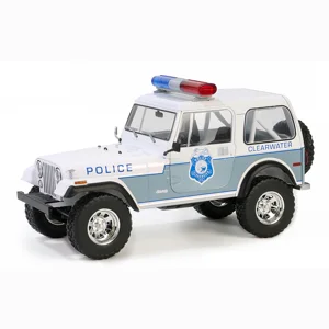 Clearwater, Florida P.D. 1982 Jeep CJ-7 1/18 Diecast