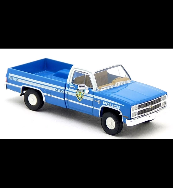 N.Y.P.D. 1981 Chevrolet C20 Pickup 1/87 Diecast