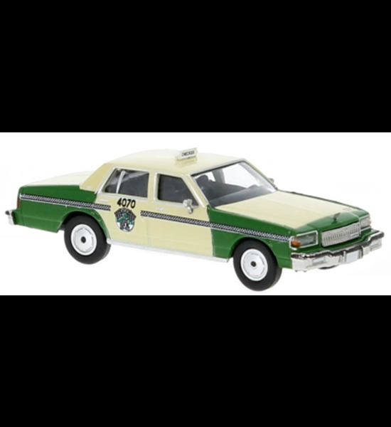 Chicago Cab 1987 Chevrolet Caprice 1/87 Diecast