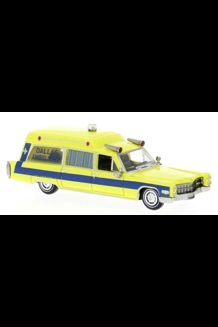 Dallas Ambulance 1966 Cadillac Miller Meteor 1/87 Diecast