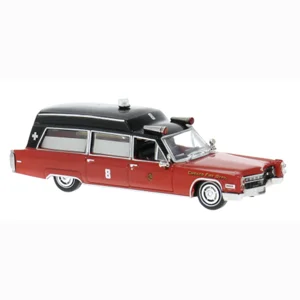 Chicago F.D. 1966 Cadillac Ambulance 1/87 Diecast