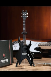 Axe Heaven B.C. Rich Black Warlock W/Widow Heads..