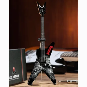 Axe Heaven Dimebag Black & White Southern Trendkill Miniature Dean Guitar