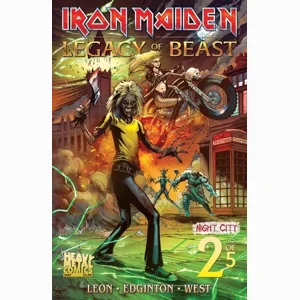 Iron Maiden Legacy Of The Beast Night City June -2- Comic Book