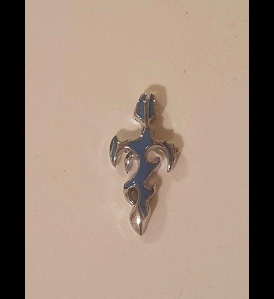 Blue Rigid Sword Pendant