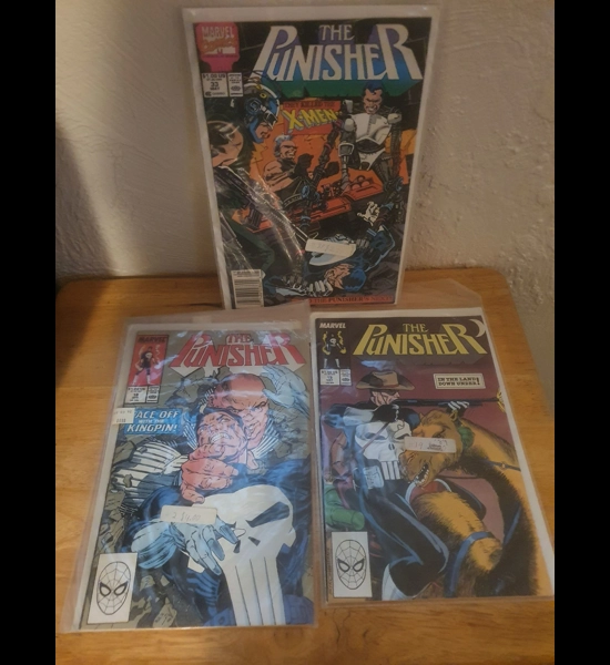 The Punisher Marvel Comics - '89 & '90 - 3 books