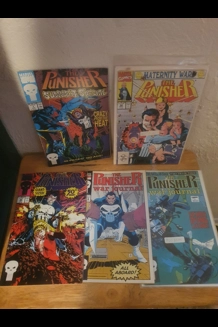 The Punisher Marvel Comic Book Series - 1991 - 5 Books