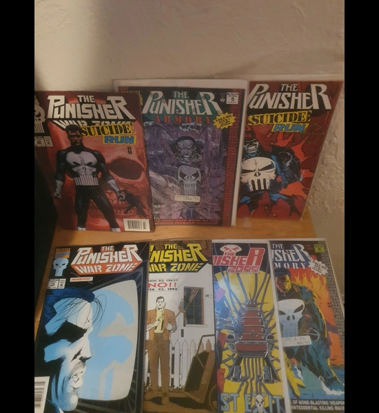 Large Marvel Comics 1993 Series - The Punisher - 14 Books