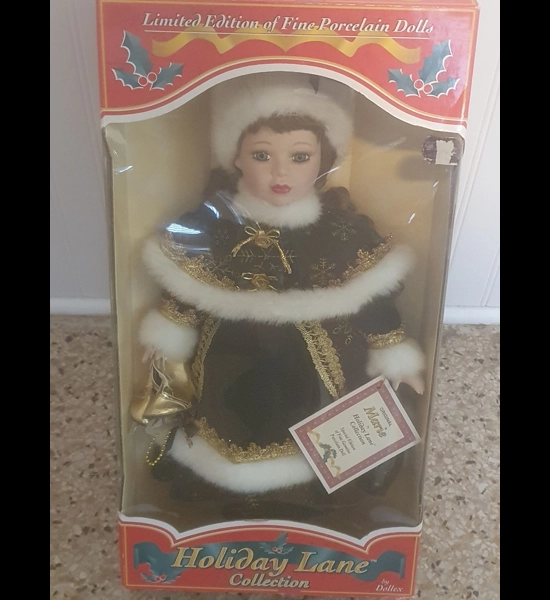 Holiday Lane Collectibles Maria Porcelain Doll - 18 Inch