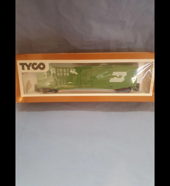 Tyco Electric Train Box Car - Burlington Northern