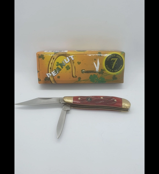 Peanut Lucky 7 Double Blade Pocket Knife