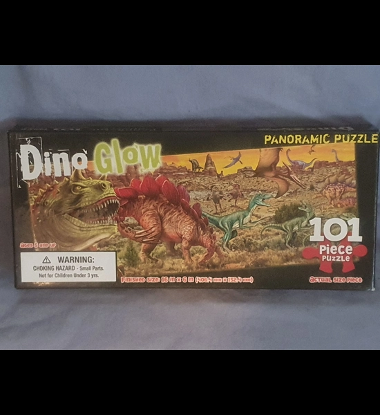 Dino-Glow 101 PC Panoramic Puzzle