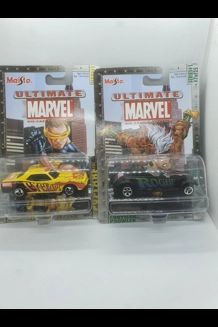 2-Ultimate Marvel Cyclops & Rogue Cars