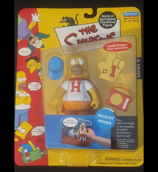 The Simpsons Interactive Figure- Mascot Homer