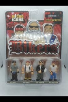 Micro Icons Figures - Bikers