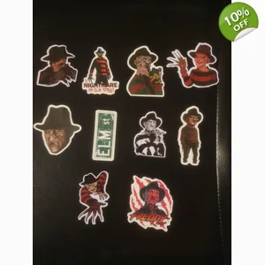 10 PC Nightmare On Elm St. Stickers - Series 1