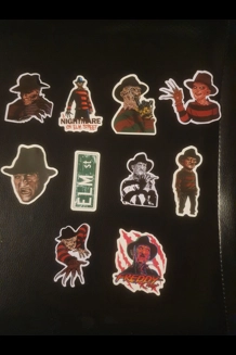 10 PC Nightmare On Elm St. Stickers - Series 1