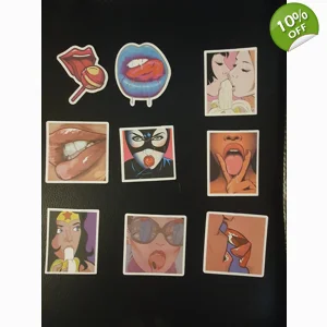 9 PC Lips Stickers Series 2