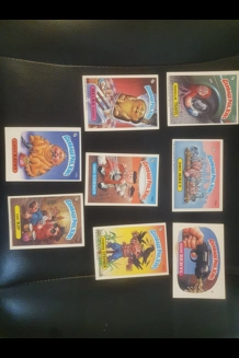 1986 8 PC Garbage Pail Kids Cards Ser. 1