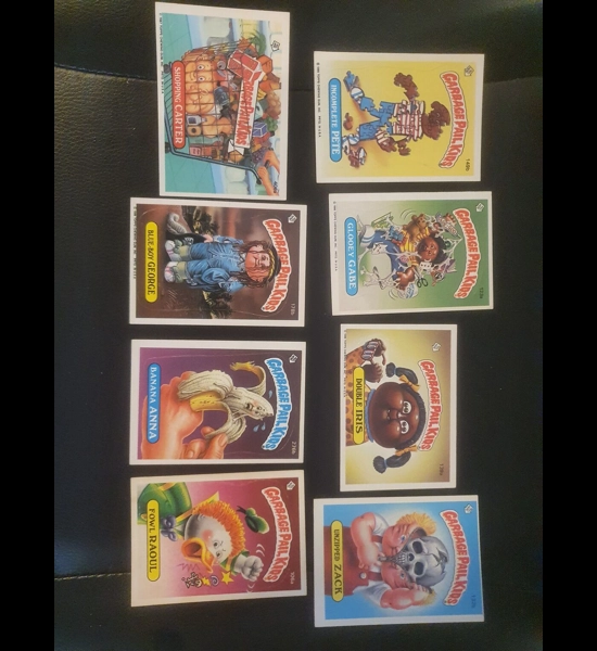 1986 8 PC Garbage Pail Kids Cards Ser. 3