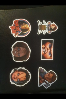 6 PC Chucky Stickers Series 1