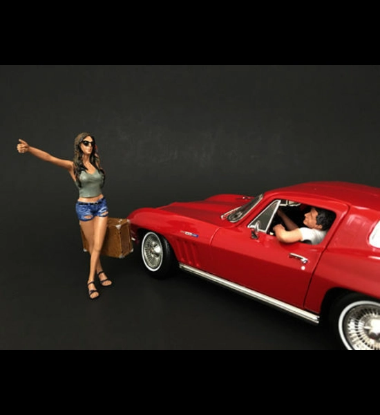 American Diorama Hitchhiker Set 1:18 Scale