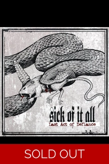 Sick Of It All - Last Act Of Defiance Vinyl LP