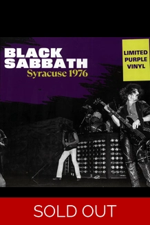 Black Sabbath - Live Syracuse 1976 Purple Vinyl LP